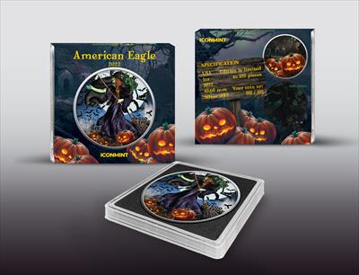 2022 Halloween Silver Eagle - Icon Mint